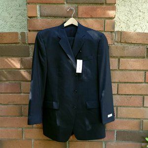 Calvin Klein 2 Piece Navy Men's Suit